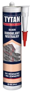 Tytan Professional silikon budowlany neutralny 280ml czarny
