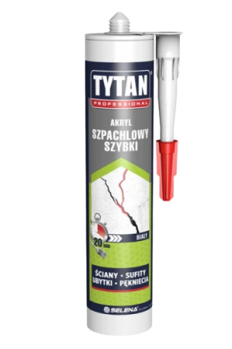 Tytan Professional akryl szpachlowy szybki 280ml biały.webp