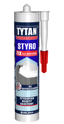Tytan Professional klej montażowy do styropianu 290ml biały.png