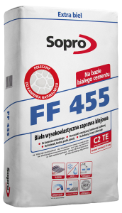 Sopro FF 455 zaprawa klejowa biała C2TE 25kg