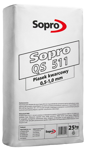 Sopro QS 511 piasek kwarcowy 0,5-1,0mm 25kg.png