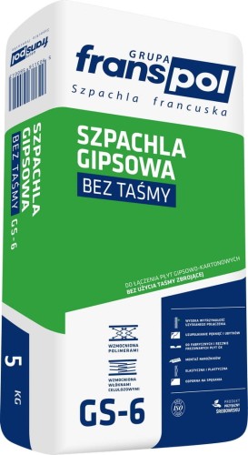 Szpachla gipsowa Specjal GS-6 Franspol 5kg bez taśmy.jpg