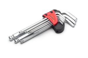 Zestaw 9szt.kluczy hex z kulką długie