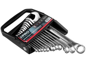 Zestaw kluczy płasko-oczkowych 12 szt.