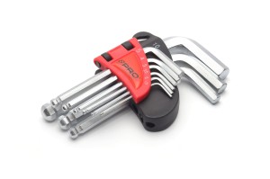 Zestaw 9 szt kluczy HEX z kulką krótkie WT-09-HKK