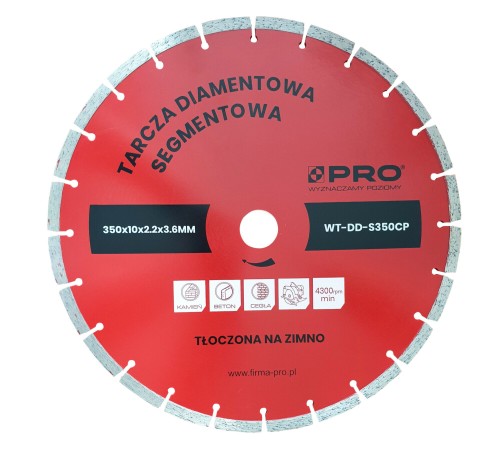 TARCZA DIAMENTOWA SEGMENTOWA TŁOCZONA NA ZIMNO 350 X 10 X 2.2 X 3.6 MM rolbud.info.jpg