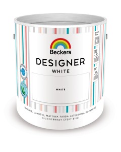 Lateksowa biała farba Beckers Designer White 2,5l