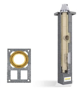 System kominowy HOCH Uniwersal S2W (dymowo-wentylacyjny) Ø 180