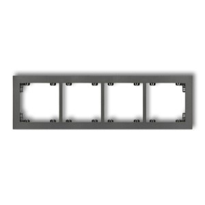 Deco ramka 4 grafitowa