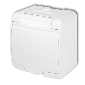 Junior GHE-1 gniazdo pojedyncze białe