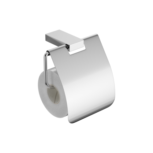 Uchwyt na papier RIKO z klapką chrom