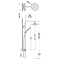 Rysunek techniczny baterii Base Plus