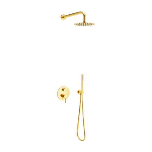 PI Zestaw prysznic-wanna podtynkowy kolor złoty