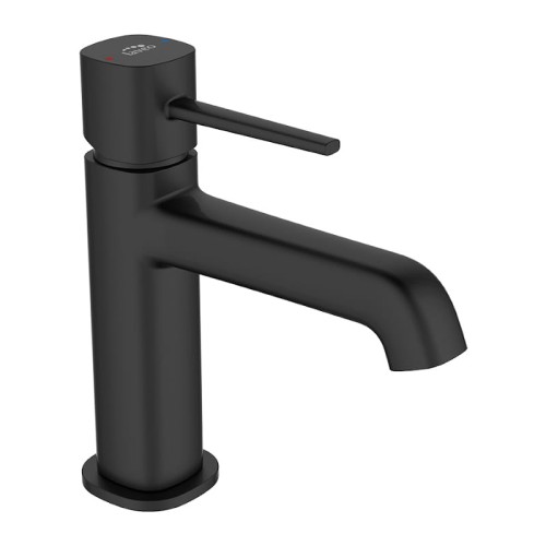 Pola - bateria umywalkowa stojąca z korkiem - czarny